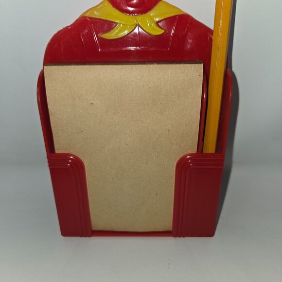 Royal Pacific Co Chef Line Memo Pad Vintage 1940s 7-1/2" x 3-5/8" Pencil Holder - Picture 10 of 16
